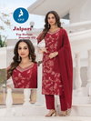 Jalpari By Kaya Vertical Printed Kurti With Bottom Dupatta Wholesale Price In Surat
